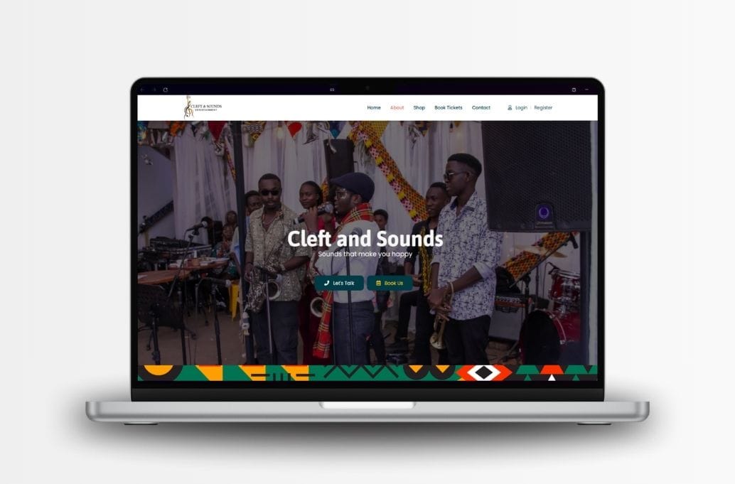 event ticketing website development