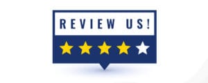 review or rate us background with five star ranking design vector
