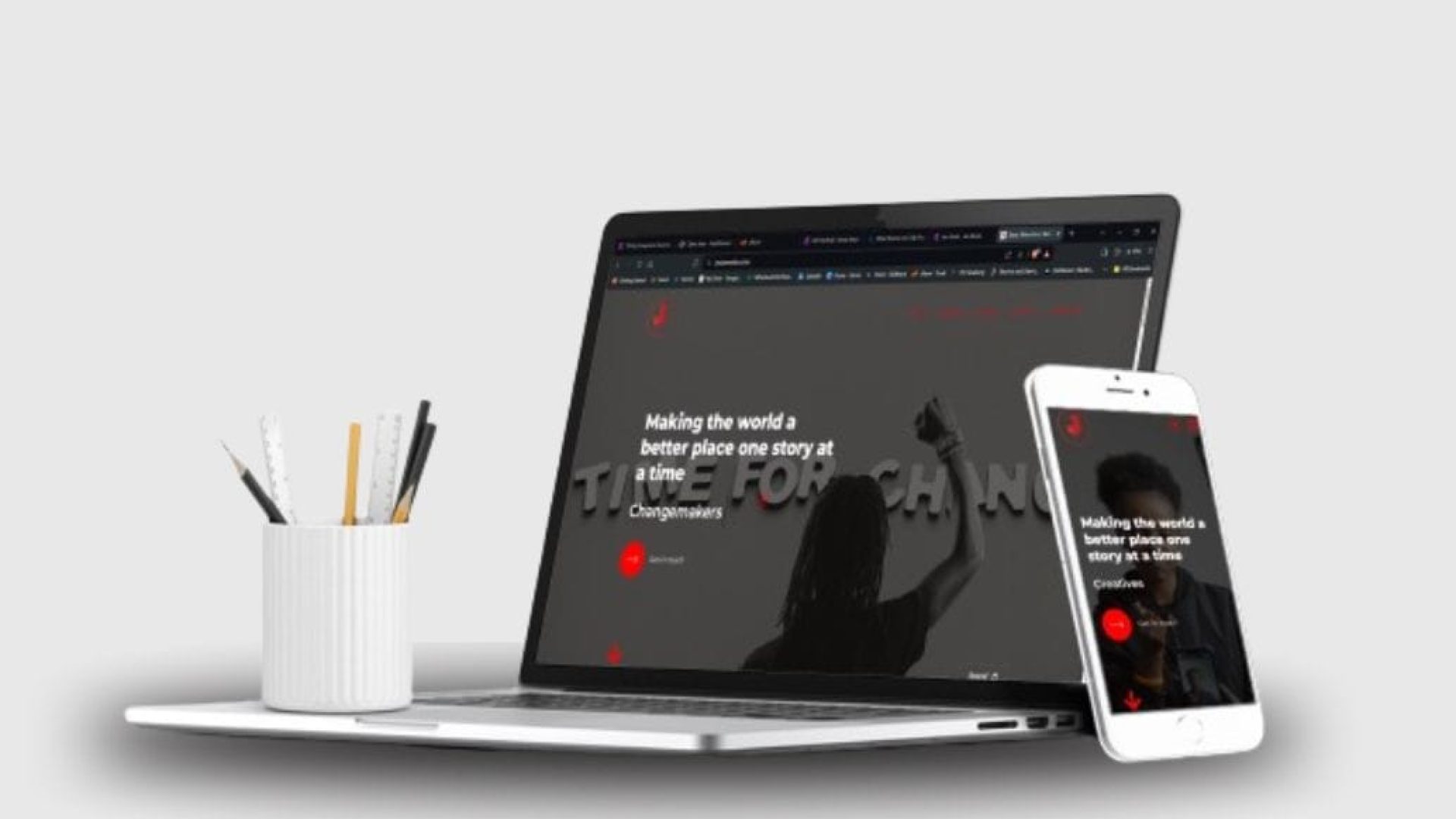 Web design for industries